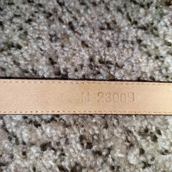 BRIGHTON Classics 23009 Brown Leather Lizard Belt Buckle MADE IN USA Women M/30 - Picture 7 of 9